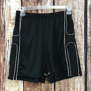 A4 Black Basketball Shorts, Size M/L